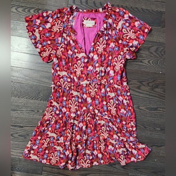 By Anthropologie Tiered Mini Dress - Picture 12 of 12